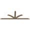Ekena Millwork Richland Smooth Timber Gable Bracket, Douglas Fir, 72"W x 27"H x 1 1/2"D x 3 1/2"F, 9/12 Pitch GBW072X27X0204RIC00SDF - alternate 4